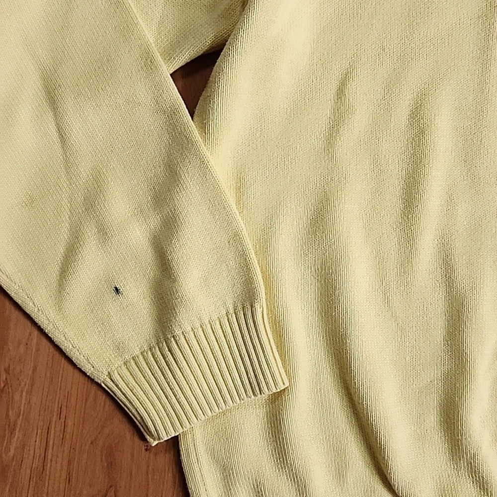 Brooks Brothers Yellow Long Sleeve Pullover